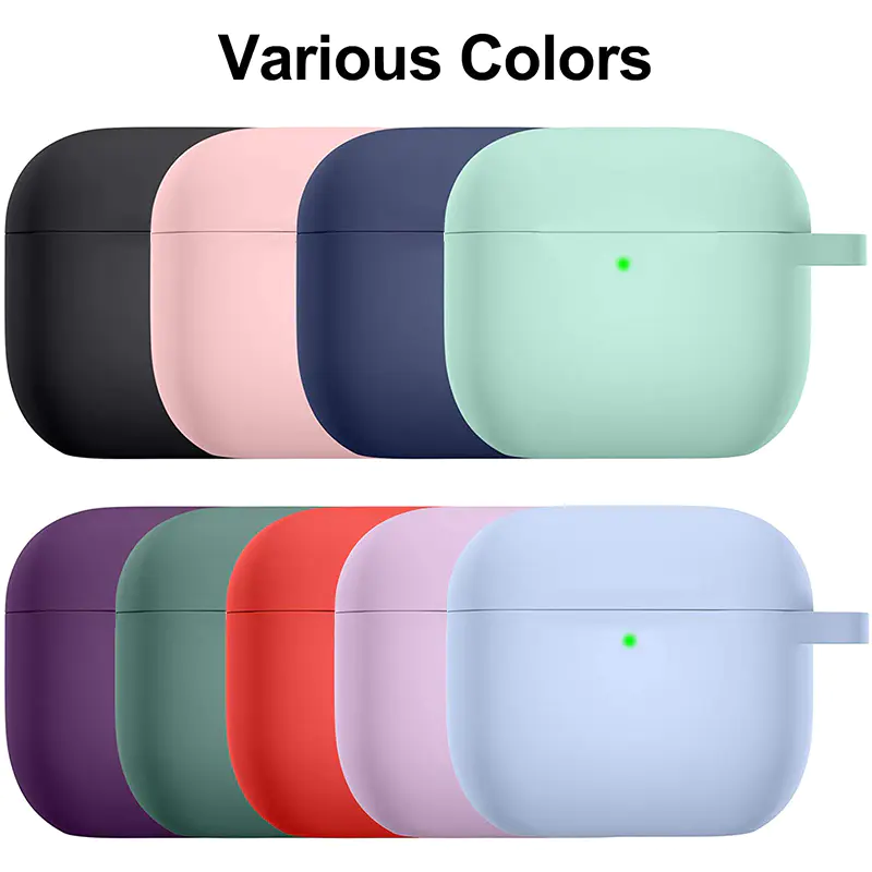 Custom Silicone AirPods Case Full Protective AirPods 1 2 3 Pro Wireless and Wired Charging Cover Case | TENCHEN Tech