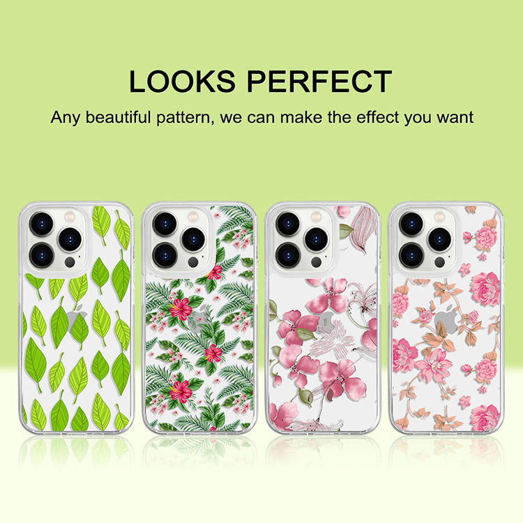 IPhone 14 Pro Max Case Custom Printing Tpu Pc Mobile Phone Cover Transparent Clear Phone Case Wholesale | TenChen Tech