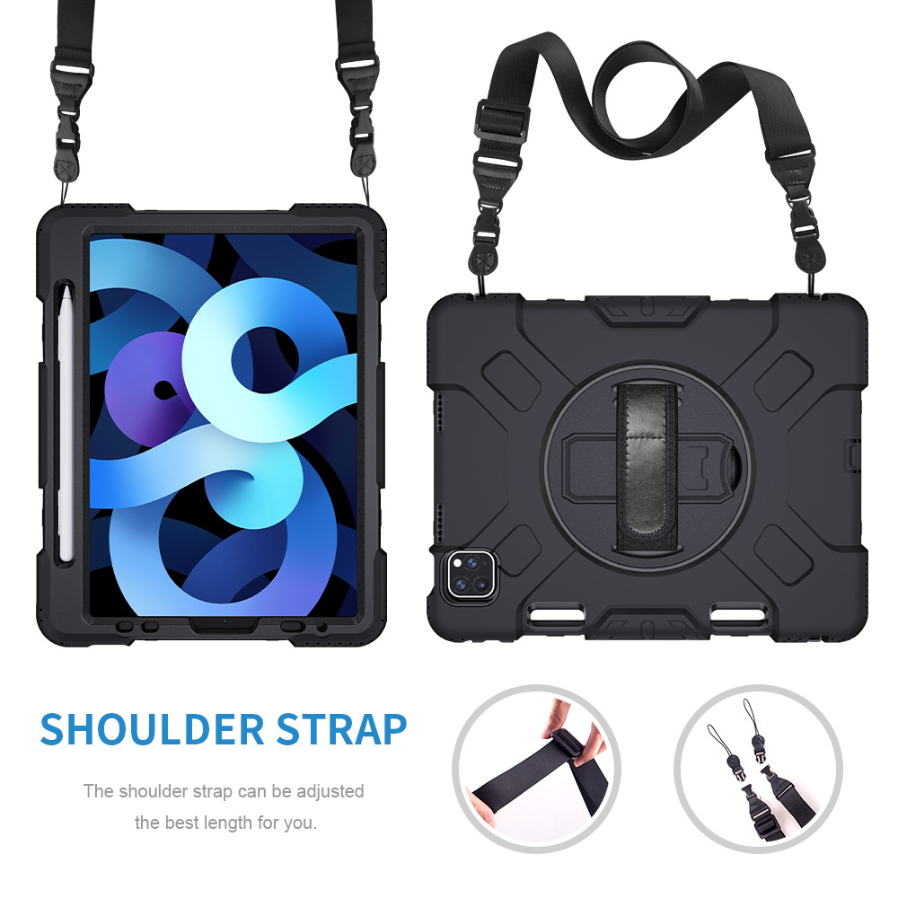 product-IPad Air Pro Case Protective Silicone Tablet Cover Case With Hand Strap Holder Shockproof Ta