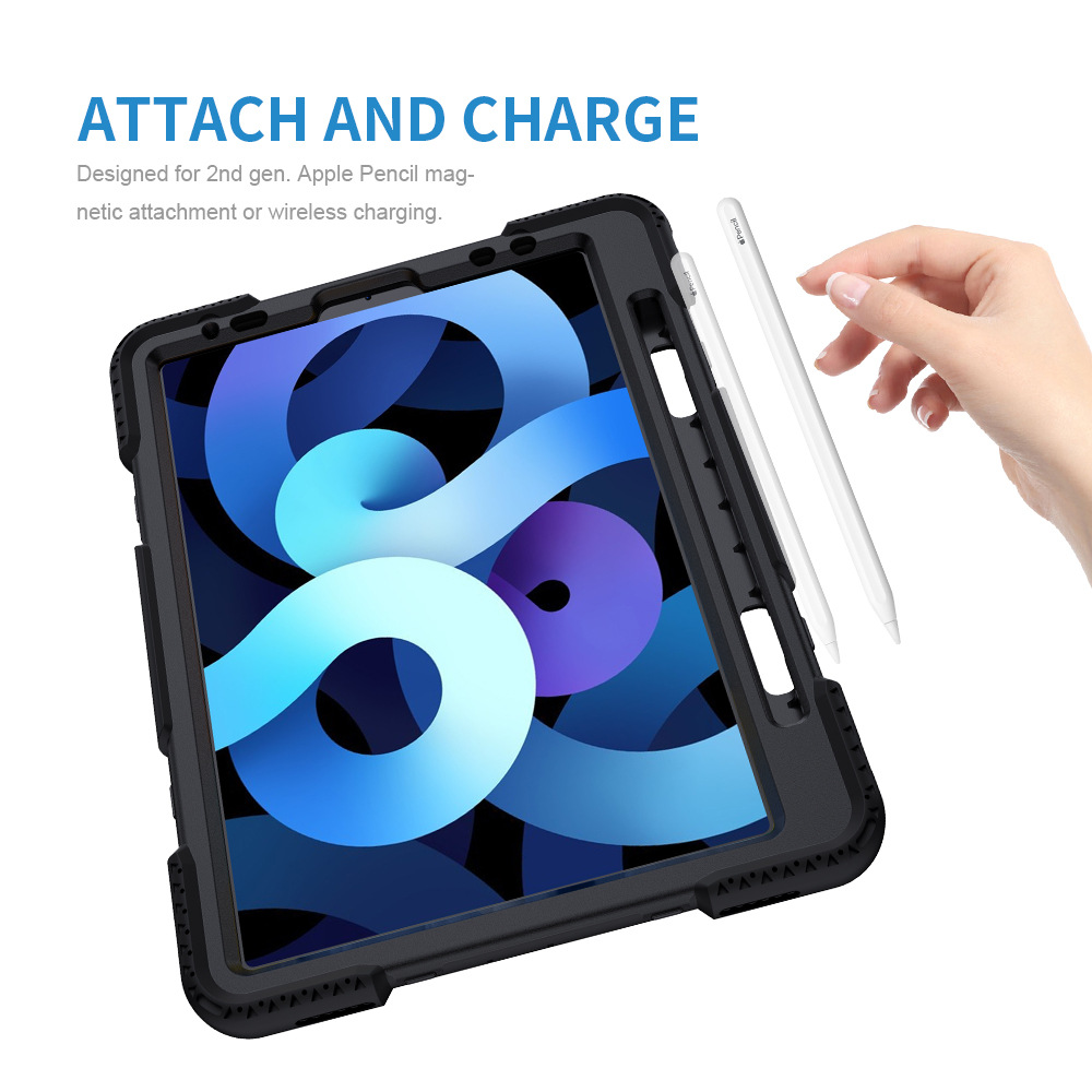 product-TenChen Tech-IPad Air Pro Case Protective Silicone Tablet Cover Case With Hand Strap Holder 