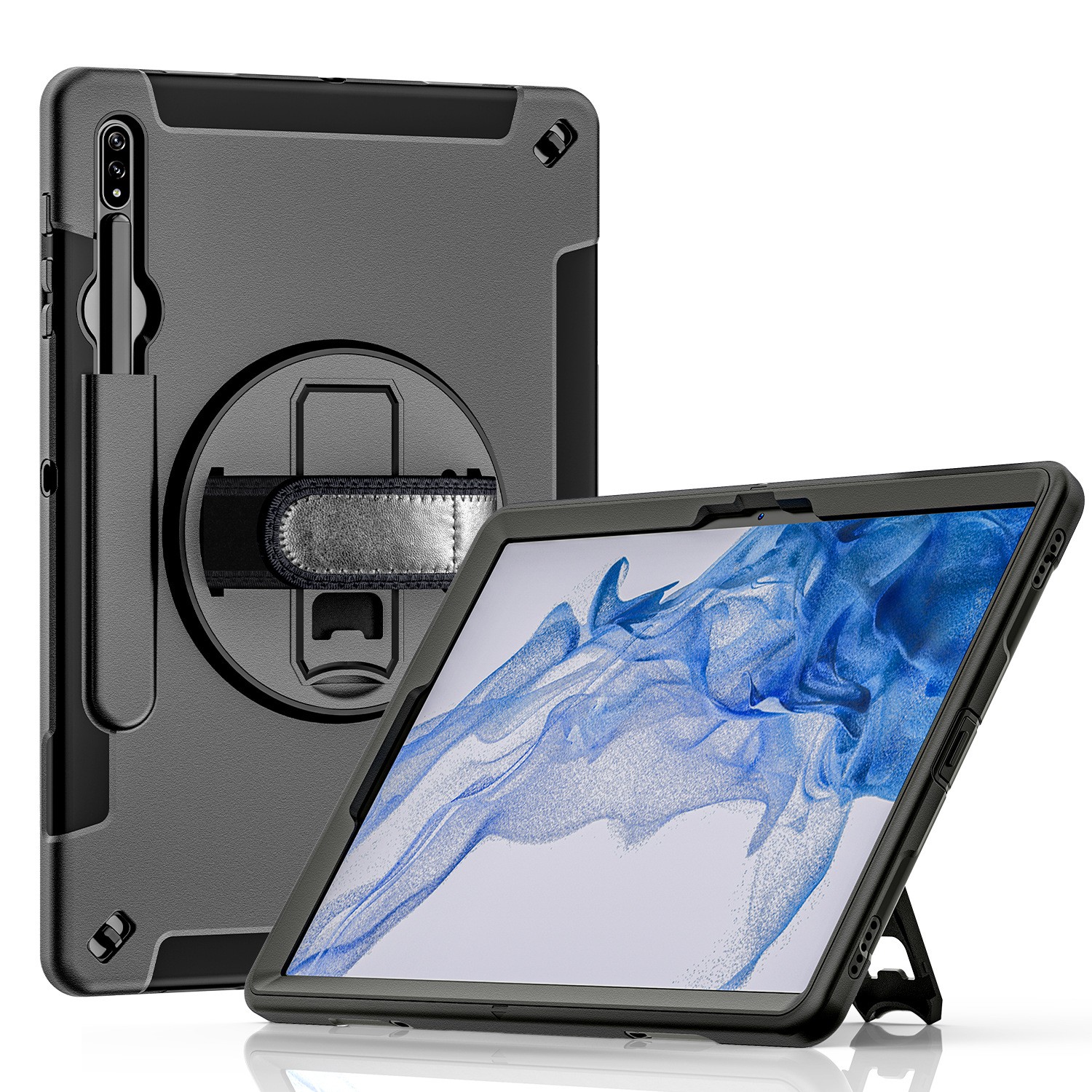 product-TenChen Tech-Samsung Tablet Case Protective Samsung Galaxy Tab a Case With 360° Rotatable Ki