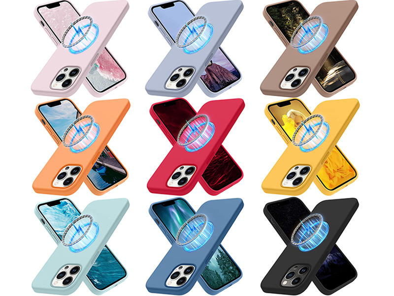 IPhone 14 Liquid Silicone Case Custom Shockproof Protective Phone Case Soft Gel Rubber Bumper Cover Wholesale | TenChen Tech