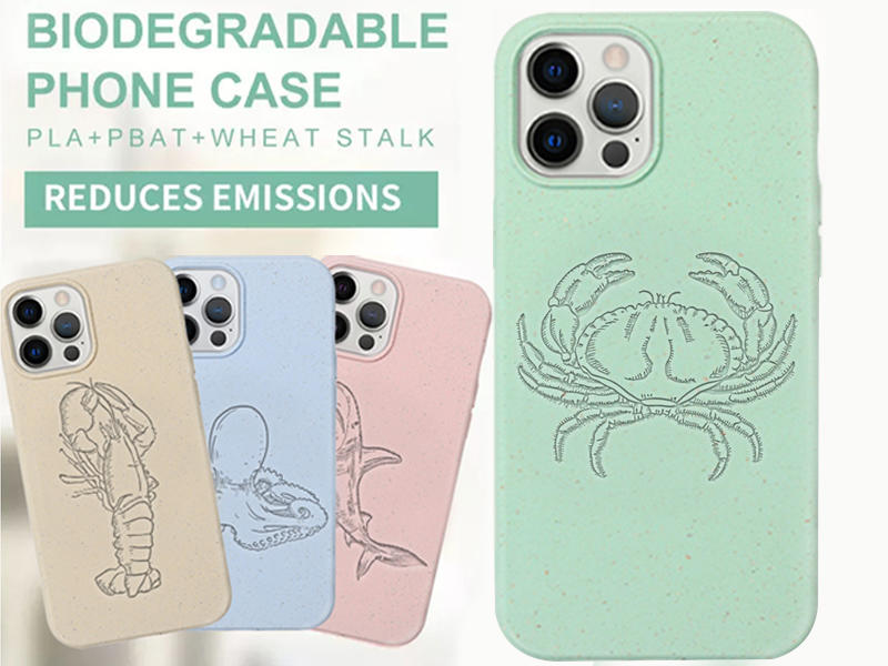 Biodegradable IPhone 14 Case Custom Eco Friendly Compostable Phone Case | TenChen Tech