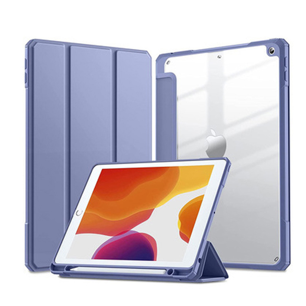 product-TenChen Tech-Ipad 10th Generation Case Clear Smart Tablet Case With Pencil Holder Ipad 9 8 7-2