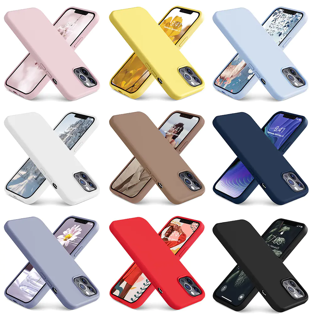 IPhone 14 Tpu case Custom Soft Protective Shockproof Phone Case Solid Color TPU Phone Cover | TenChen Tech