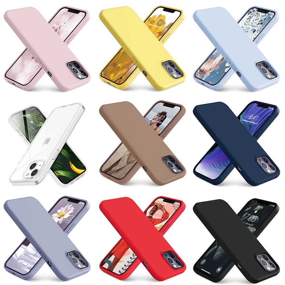 video-IPhone 14 Tpu Case Custom Soft solid Color Tpu Protective Phone Case-TenChen Tech-img