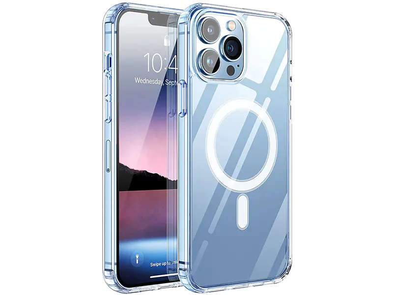 Magsafe IPhone 14 Case Clear TPU PC Magnetic Magnet Phone Case | TenChen Tech