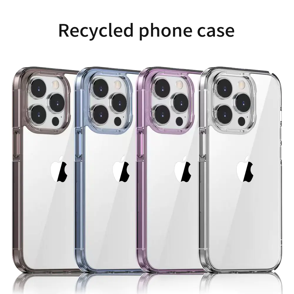 Eco Friendly Recycled iPhone Cases Recyclable Clear Shockproof Protective Phone Case