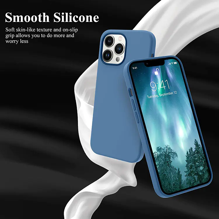 IPhone 14 Magsafe Silicone Case Custom Liquid Silicone Magnetic Phone Cover Case | TenChen Tech