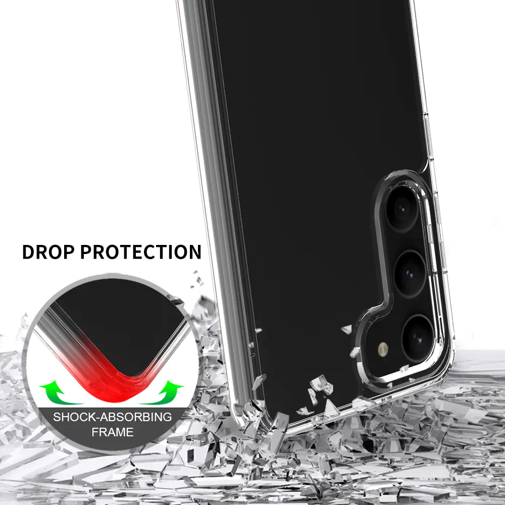 Samsung S23 Case Anti Yellow Clear Phone Case Transparent Tpu Pc Shockproof Phone Cover | Tenchen Tech