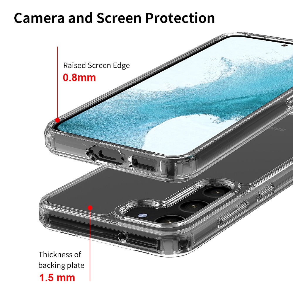 product-TenChen Tech-Samsung S23 Case Anti Yellow Clear Phone Case Transparent Tpu Pc Shockproof Pho