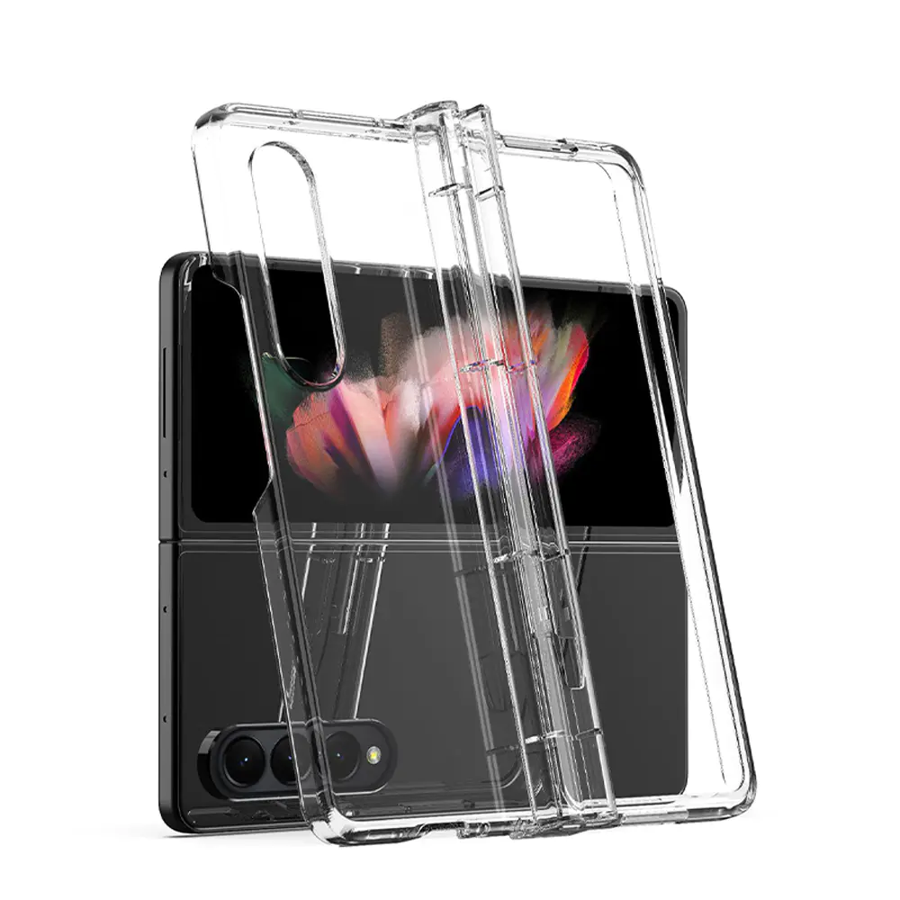 Samsung Galaxy z Fold 4 Case z Flip 4 Cover Case Custom Clear Shockproof Protective Folding Hinged Phone Case | TenChen Tech