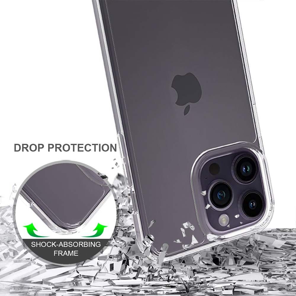 product-TenChen Tech-iPhone 15 Crystal Clear Case Shockproof Protective Transparent With Colored Edg