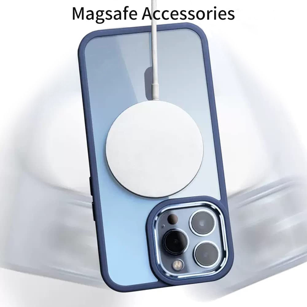 product-TenChen Tech-Magnetic IPhone 15 Pro Max Case Magsafe Clear Wireless Charging Mobile Phone Ca
