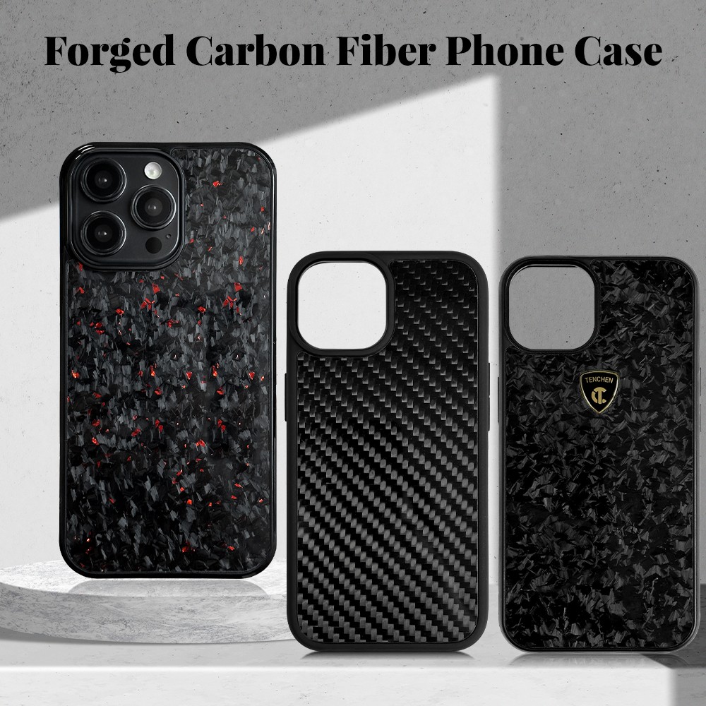video-Forged Carbon Fiber IPhone 15 Pro Max Case | TenChen Tech-TenChen Tech-img