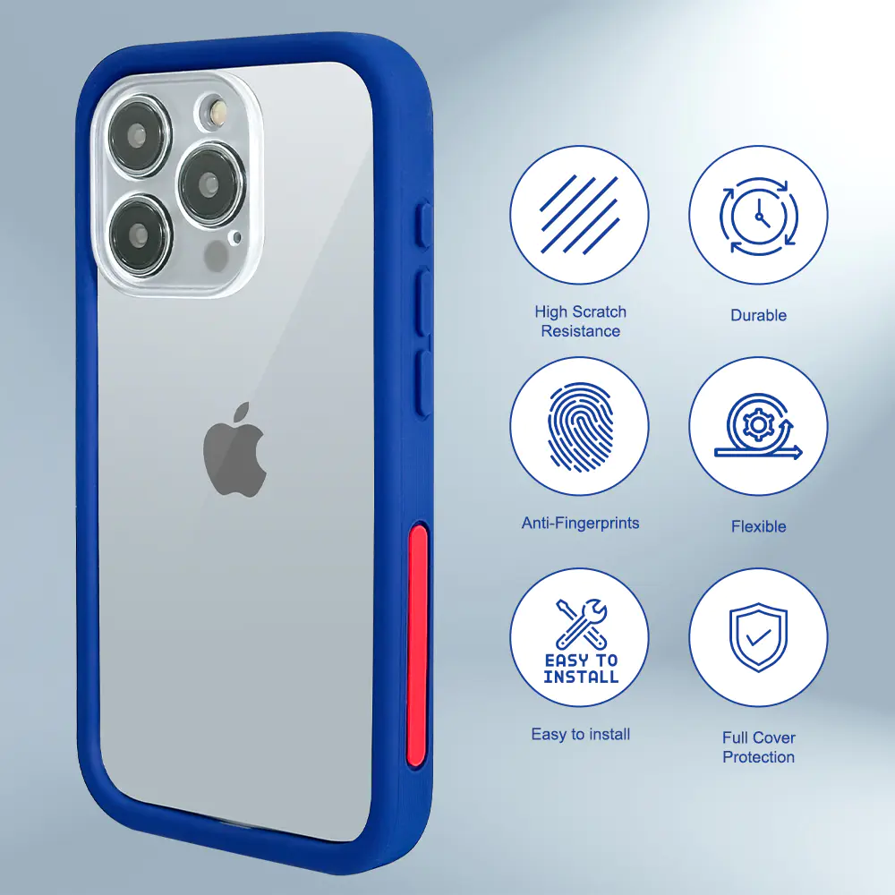 IPhone 15 Cases New Design Liquid Silicone With Clear Hard Pc Back Panels Phone Case | TenChen Tech