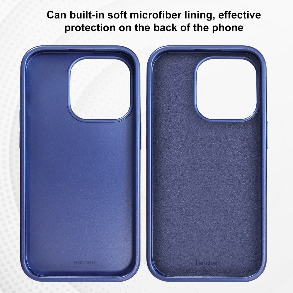 news-Introducing the Latest IPhone 15 Electroplated Metal Effect TPU Phone Case from TenChen-TenChen