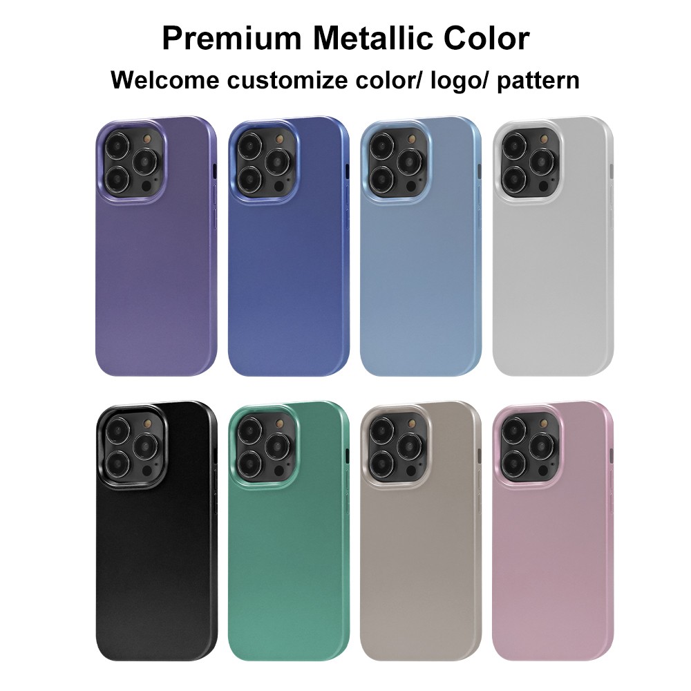 news-Introducing the Latest IPhone 15 Electroplated Metal Effect TPU Phone Case from TenChen-TenChen-1