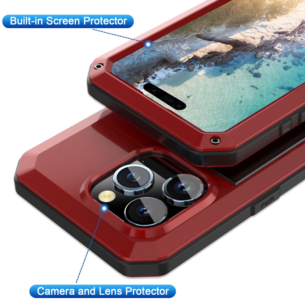 product-IPhone 15 Pro Max Metal Armor Phone Case Heavy Duty Shockproof Waterproof IPhone Case | TenC
