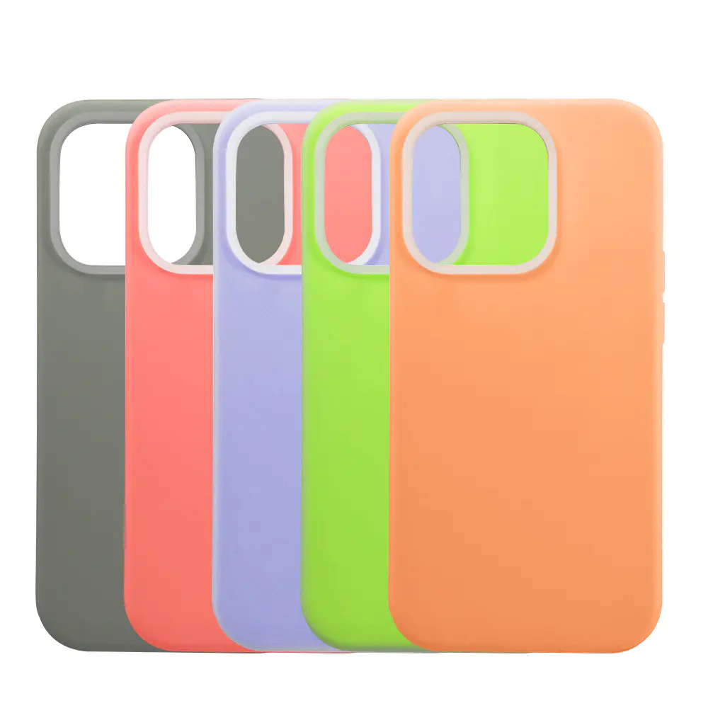 Candy Color Jelly Silicone IPhone 15 Case Soft Anti Fingerprint Shockproof Phone Case | TenChen Tech