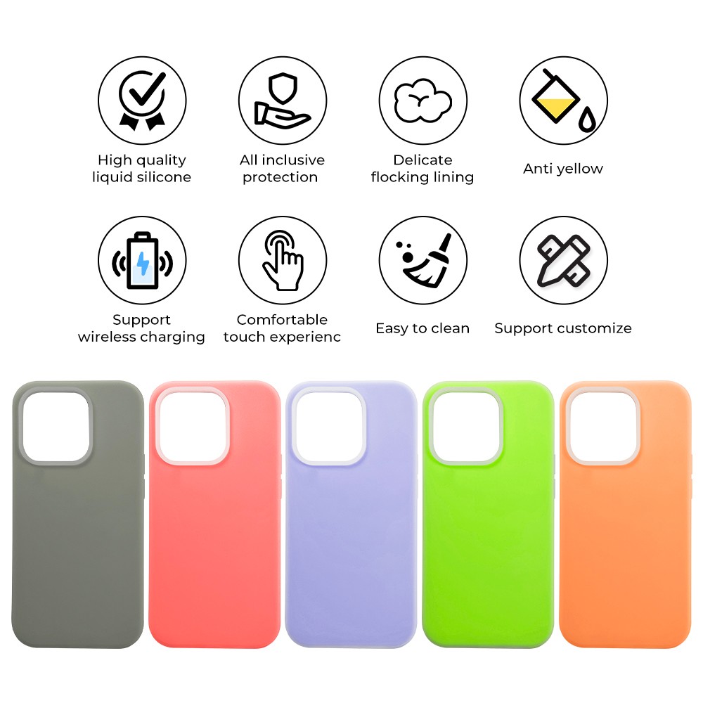 product-Candy Color Jelly Silicone IPhone 15 Case Soft Anti Fingerprint Shockproof Phone Case | TenC