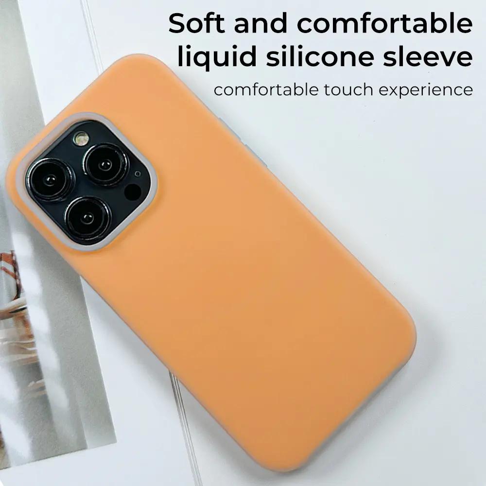 iPhone 15 Pro Jelly Silicone Phone Case Candy Color Durable Rubber Silicone Phone Cover | TenChen Tech
