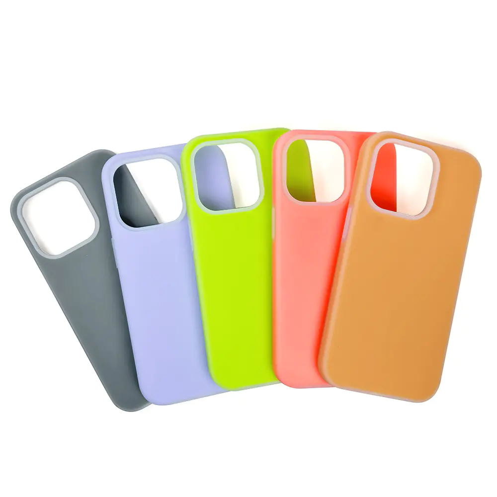 iPhone 15 Pro Max Jelly Liquid Silicone Cases Soft Gel Rubber Microfiber Lining Protective Phone Case Cover | TenChen Tech