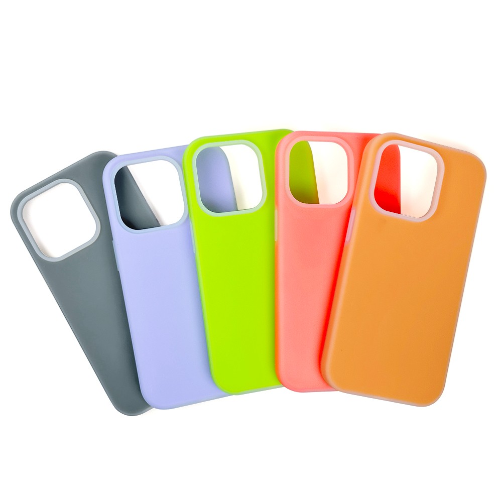 product-iPhone 15 Pro Max Jelly Liquid Silicone Cases Soft Gel Rubber Microfiber Lining Protective P