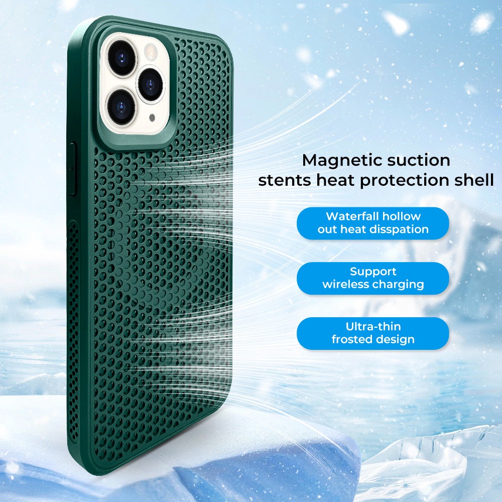 product-TenChen Tech-IPhone 15 Pro Max Magsafe Phone Cases Tpu Pc Heat Dissipation Magnetic Wireless