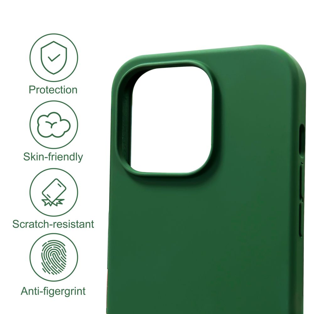 product-TenChen Tech-iPhone 15 Silicone Case Custom Durable Rubber Phone Case | TenChen Tech-img