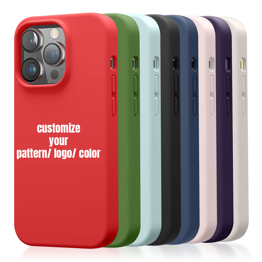 product-TenChen Tech-Ultra Thin Liquid Silicone IPhone 15 Cases Soft Shockproof Full Body Protective-1