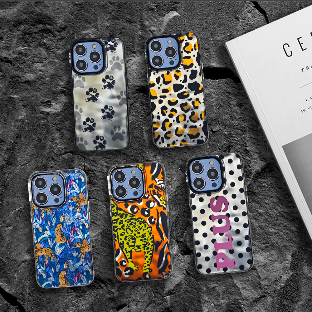 Latest Design 3D Water Ripple Mobile Phone Case Custom Dual Layer 2 in 1 IMD iPhone Cases |TenChen Tech